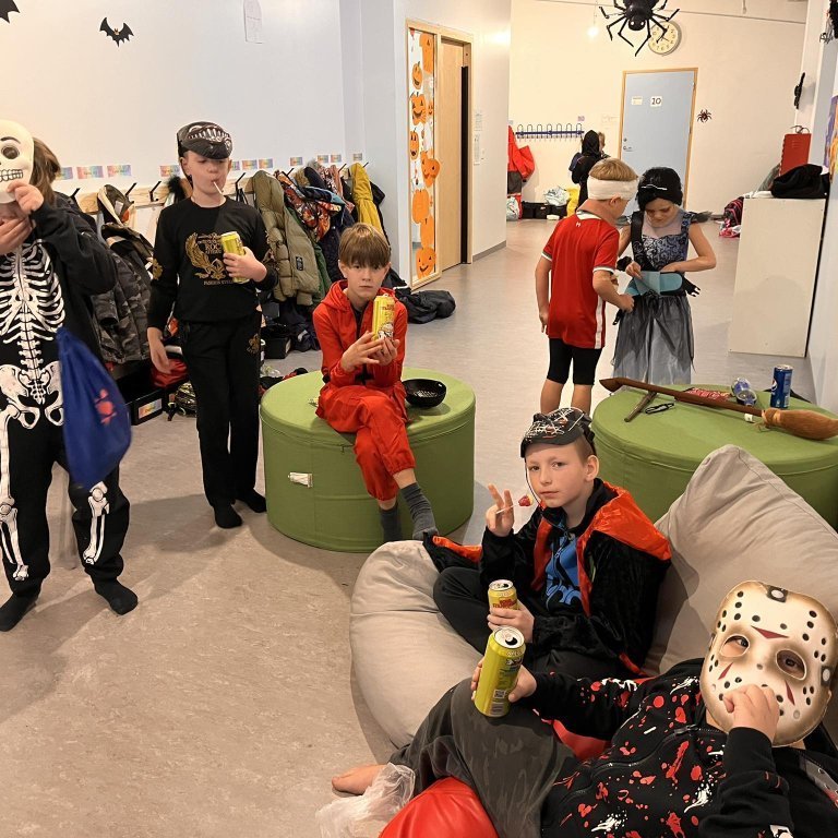 Hrekkjavökugleði í skólanum 31. október 2023