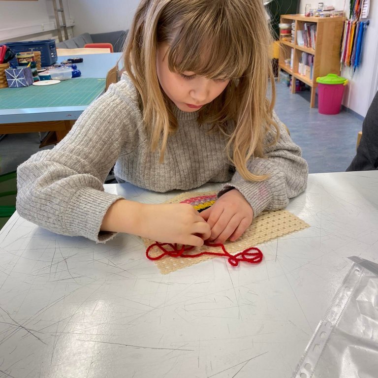 Textíl í 3.b. í mars 22