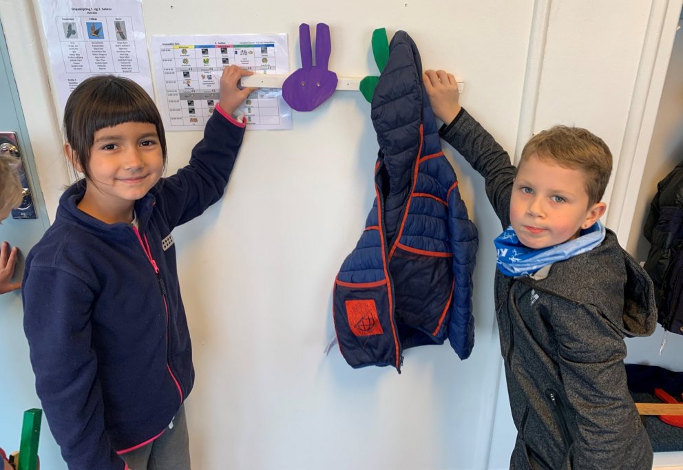 Sniðugir snagar í smíði 1. og 2. bekkjar