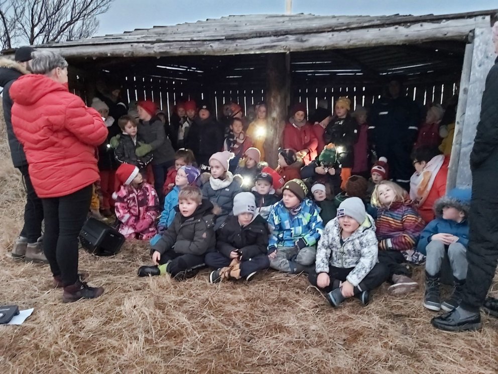 Jólasöngstund yngsta stigs í Rjóðri
