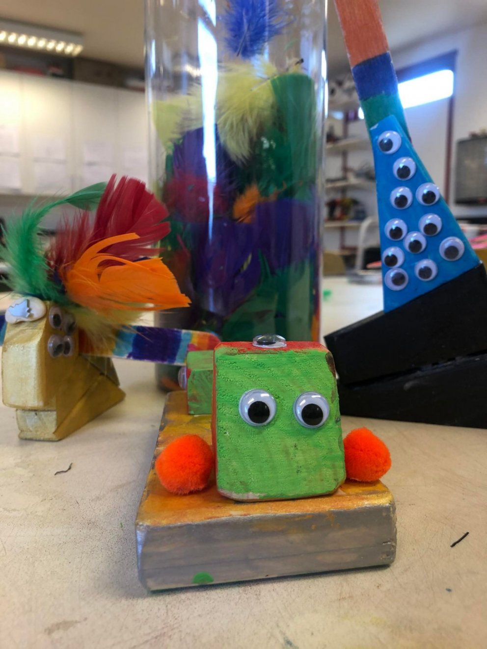 Smíðakennsla í 1. og 2. bekk