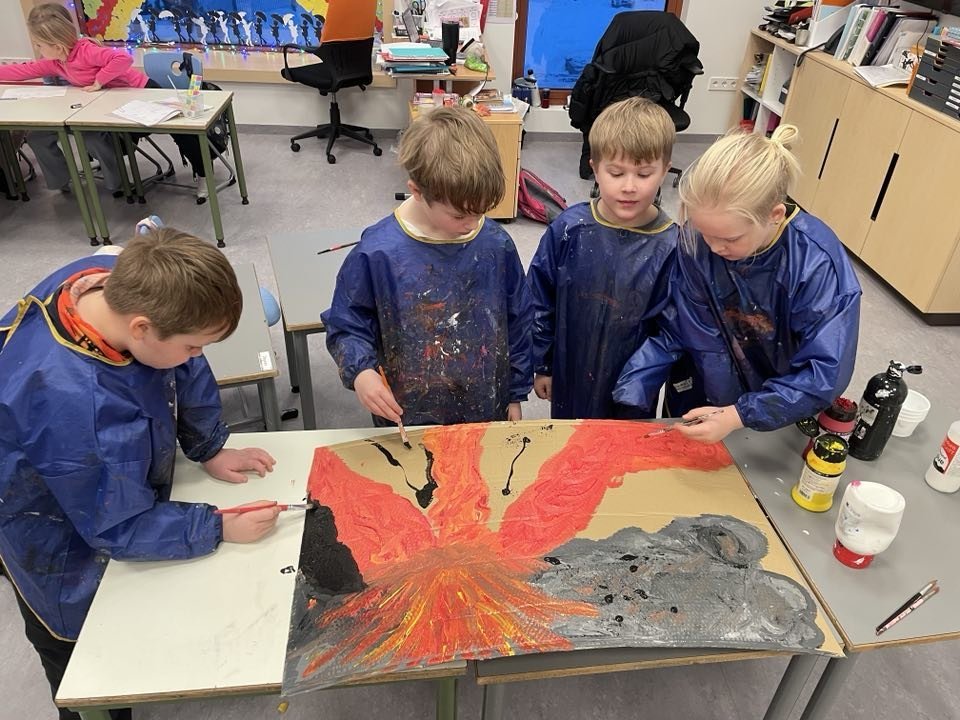 Eldgosaverkefni 3. bekkjar