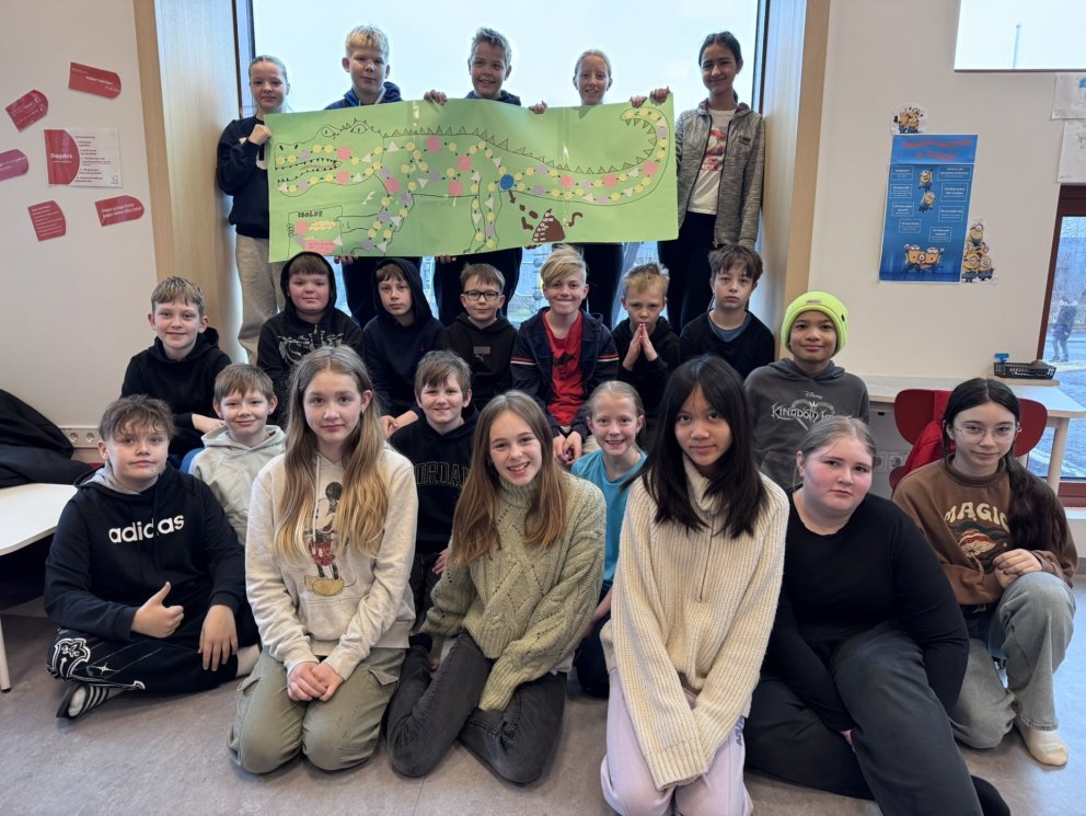 Skemmtilegt verkefni í 6. bekk