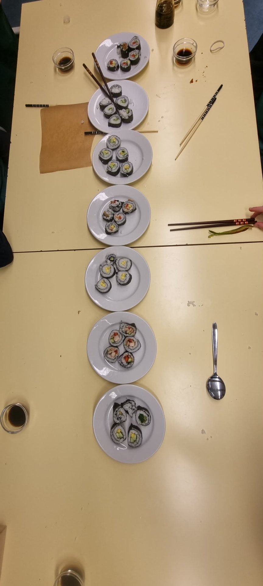 Sushi í heimilisfræði