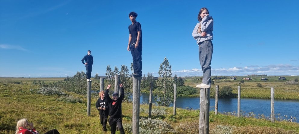 Frábær fyrsti tími í útivistarvali