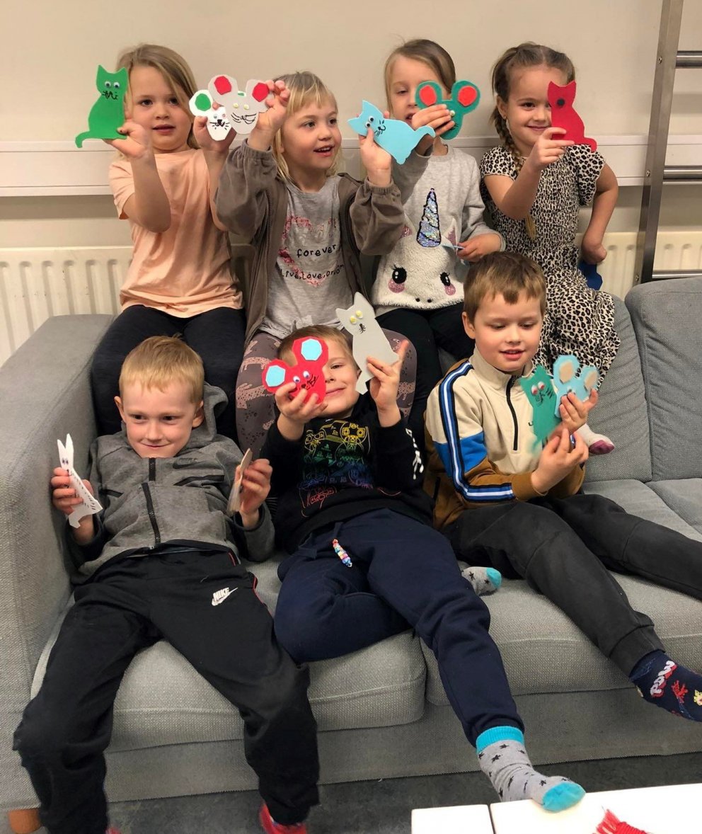 Skólahópur Heklukots í heimsókn