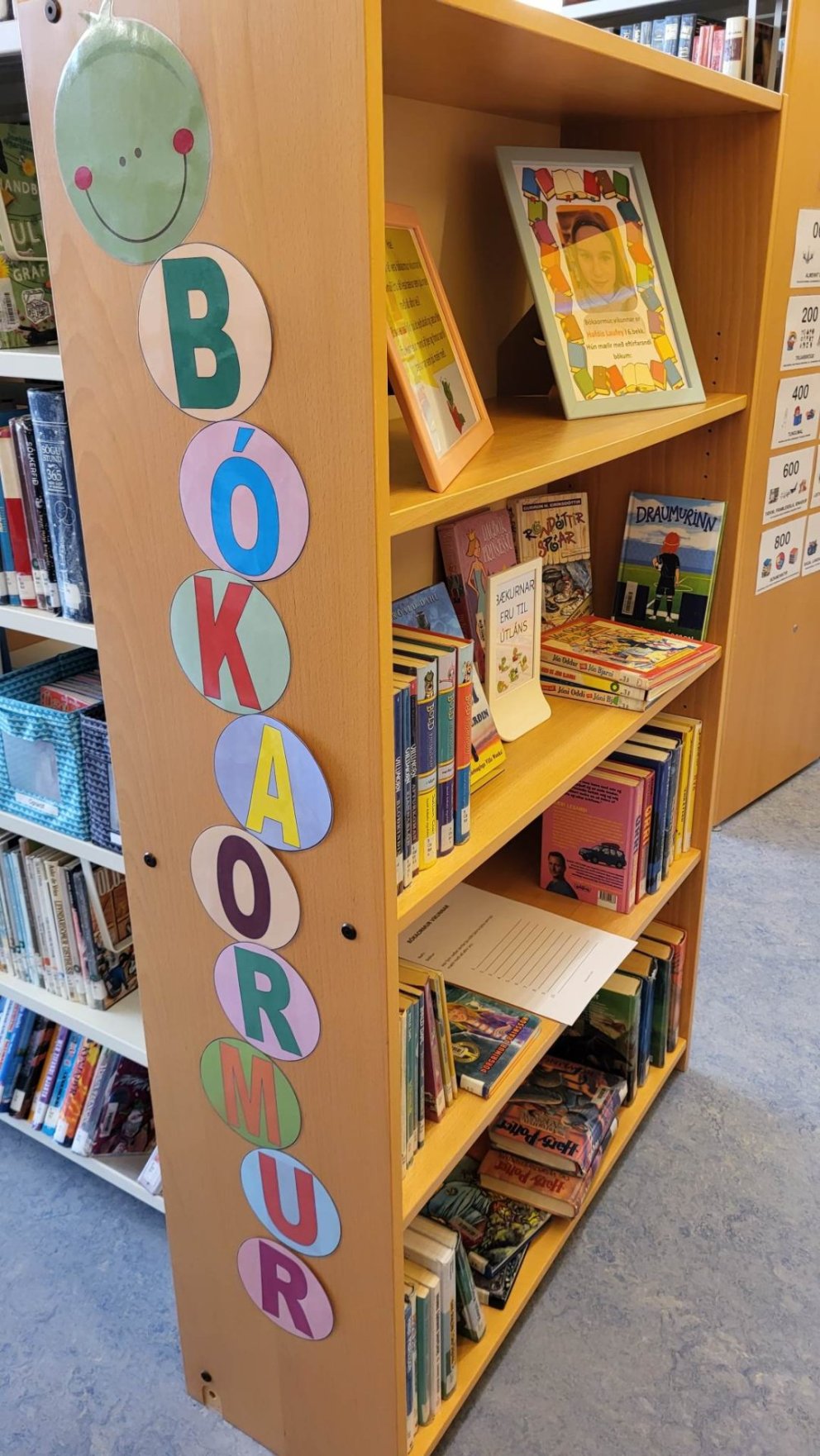 Bókaormur vikunnar - nýtt á bókasafninu!