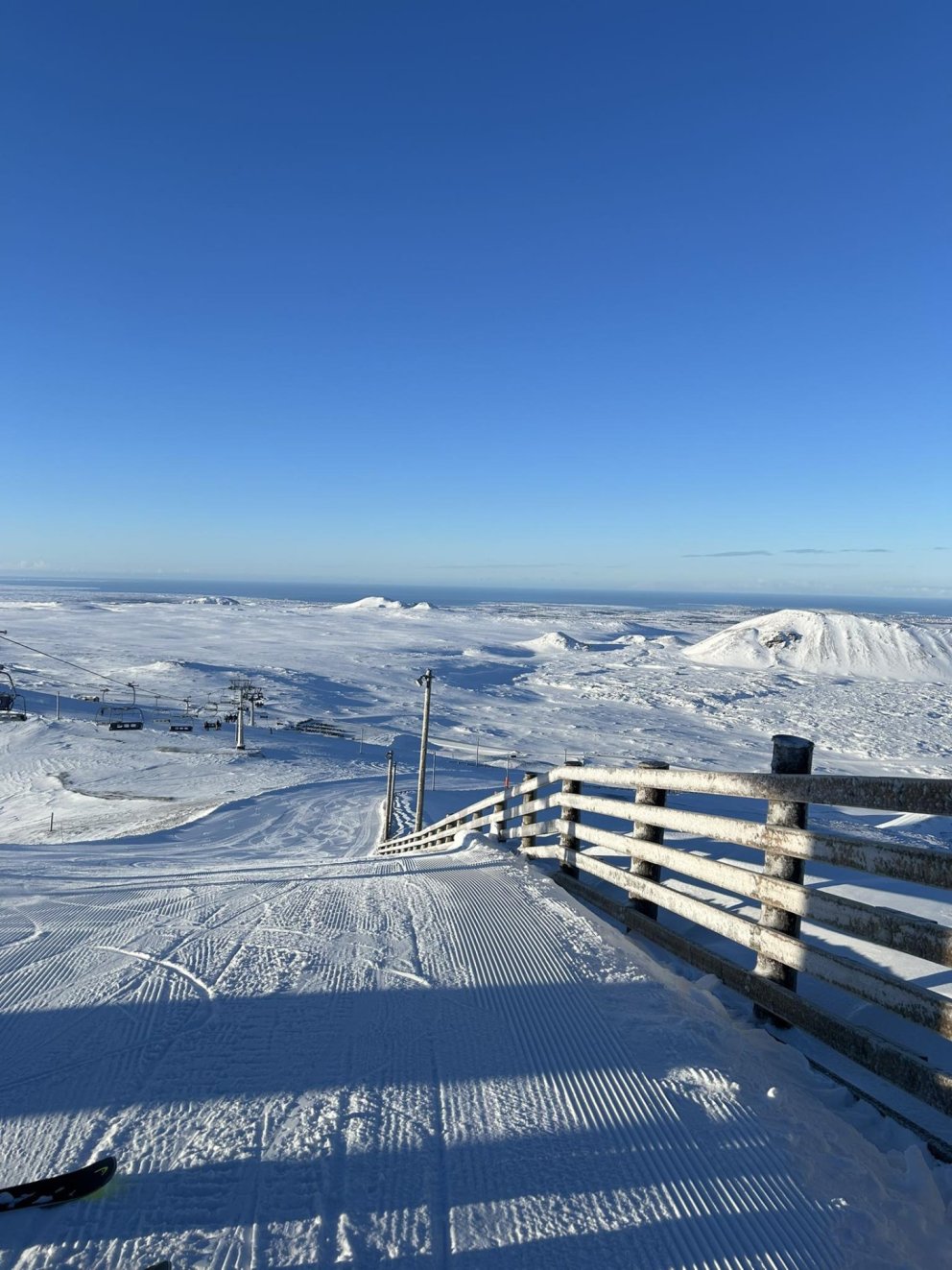 Skíðaferð í geggjuðu veðri