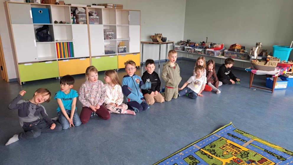 Skólahópur á skóladagheimili