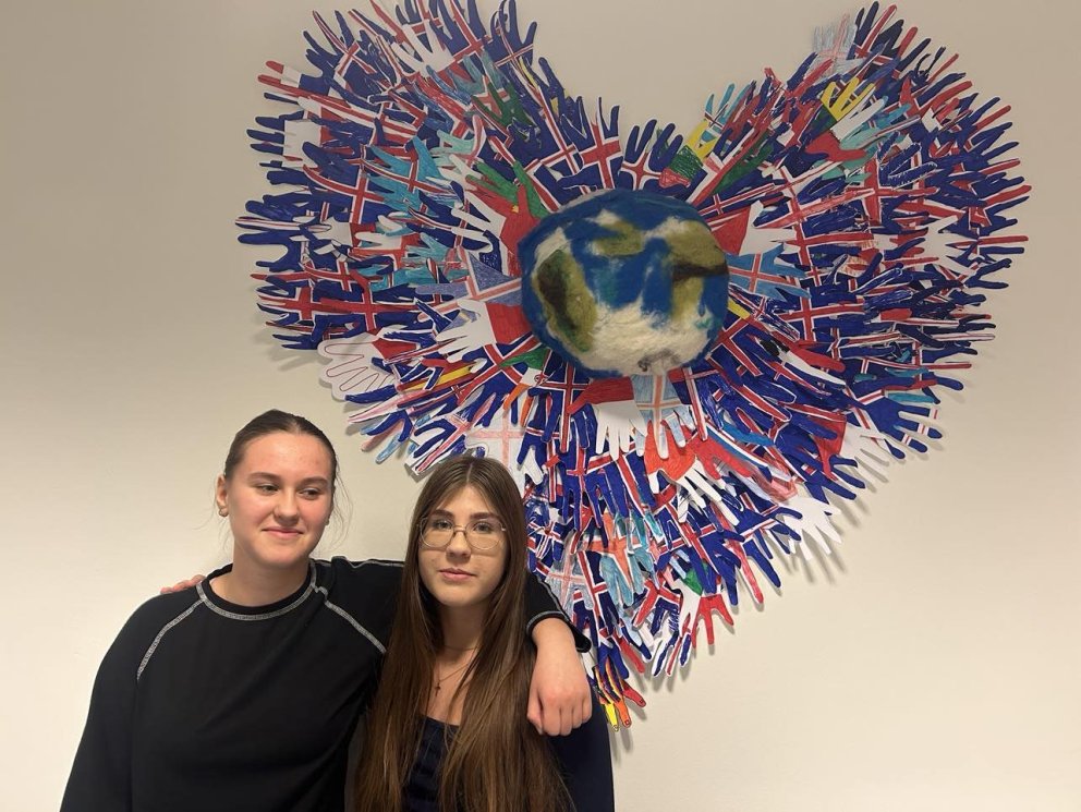 Fjölmenning í Helluskóla