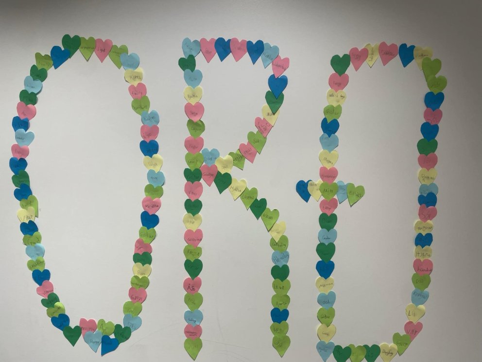 Fallegustu íslensku orðin að mati nemenda skólans