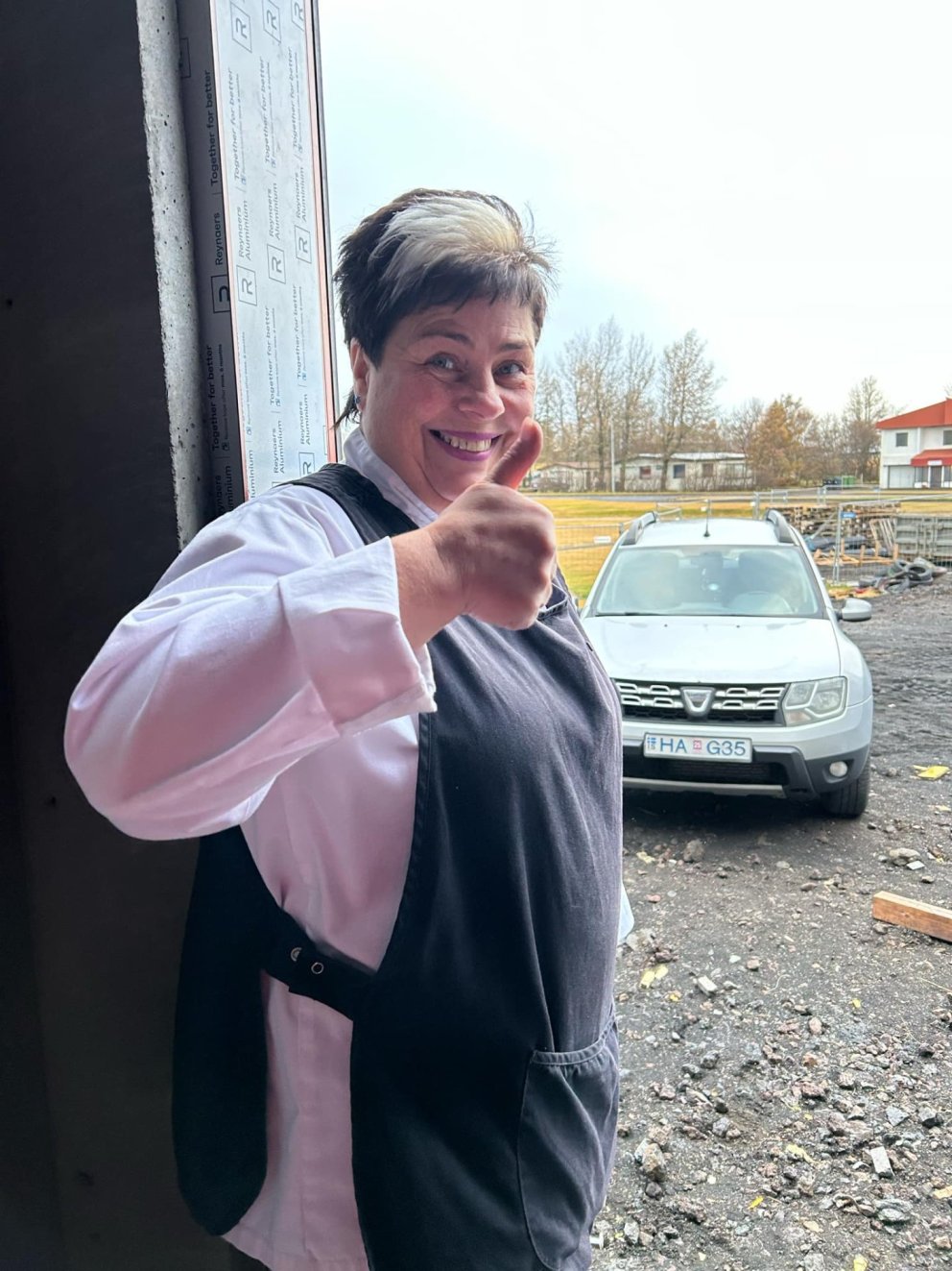 Fyrsta skoðun á nýja mötuneytinu