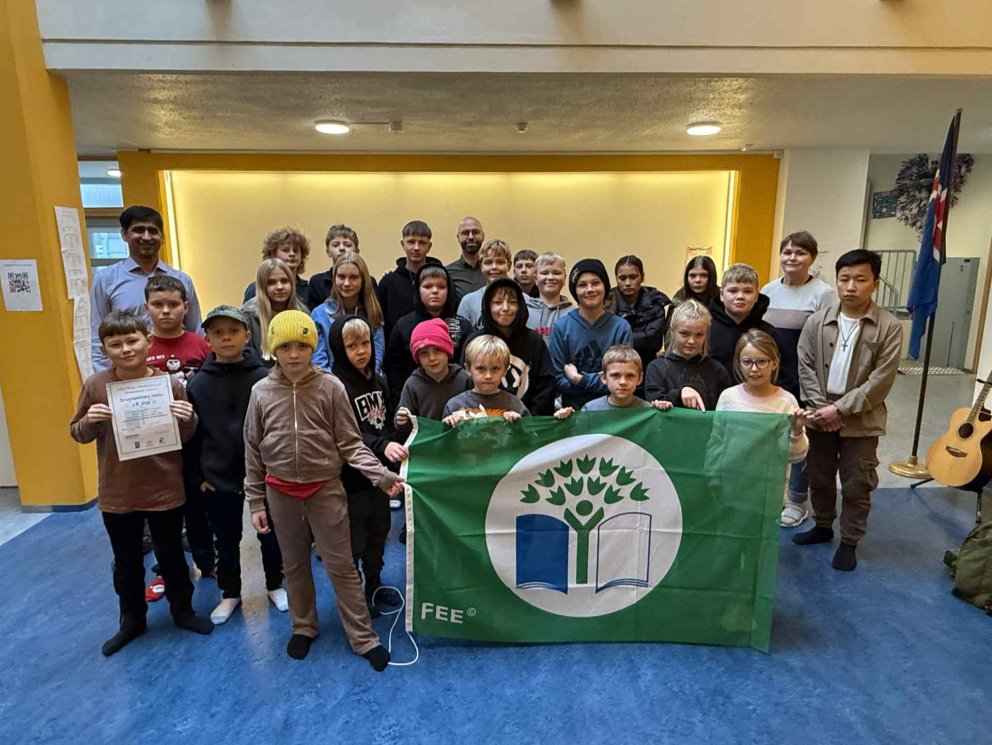 Grænfáninn afhentur í 8. sinn