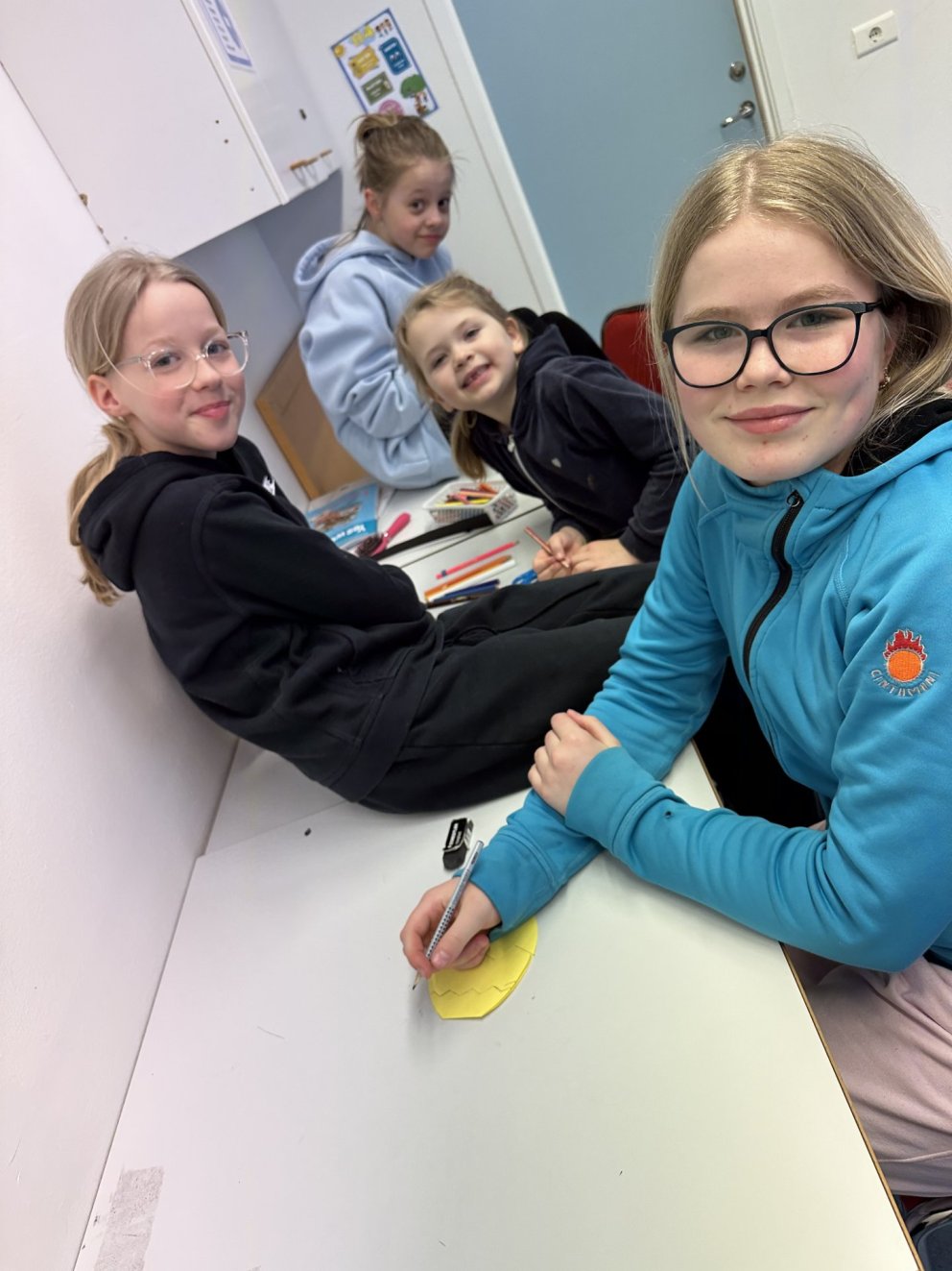 Páskafjör hjá vinabekkjunum 1. og 6. bekk