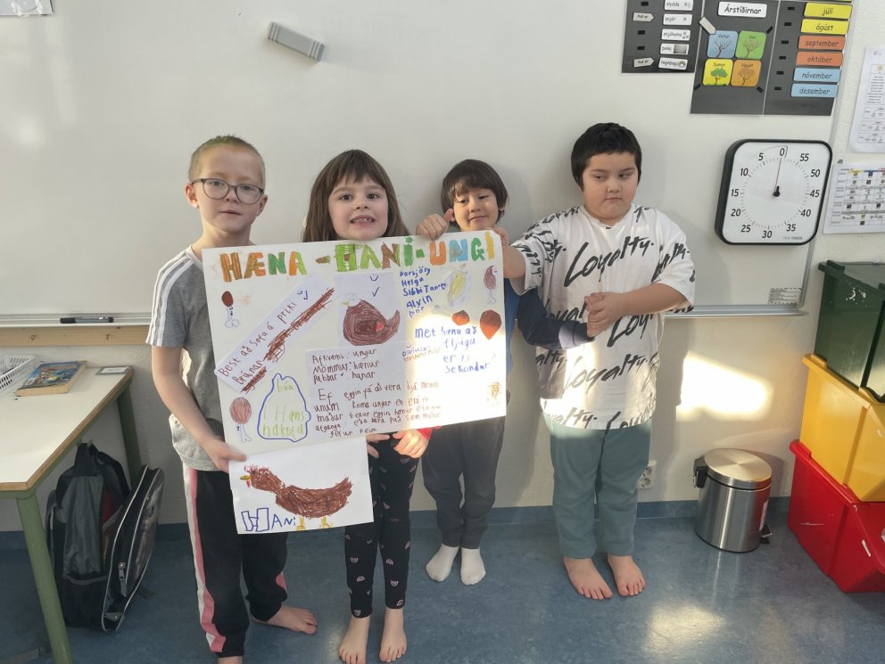 Náttúrufræði kynning í 2. bekk