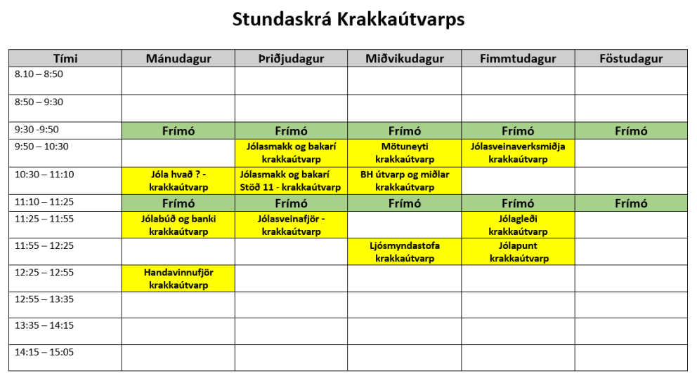 Mikilvægar upplýsingar vegna Bæjarhellu í næstu viku