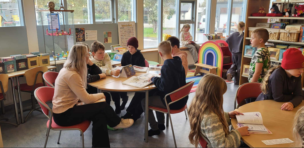 Líf og fjör á bókasafni