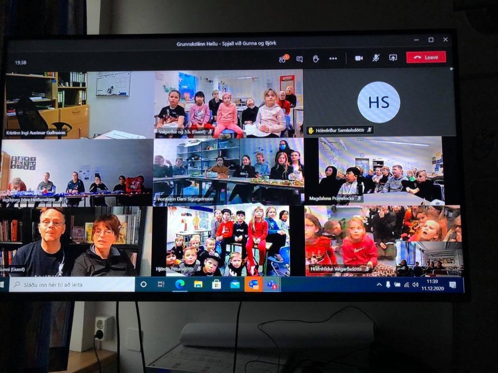 TEAMS fundur við Gunnar Helgason og Björk Jakobsdóttur