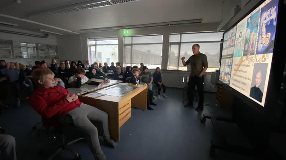 Skemmtileg heimsókn