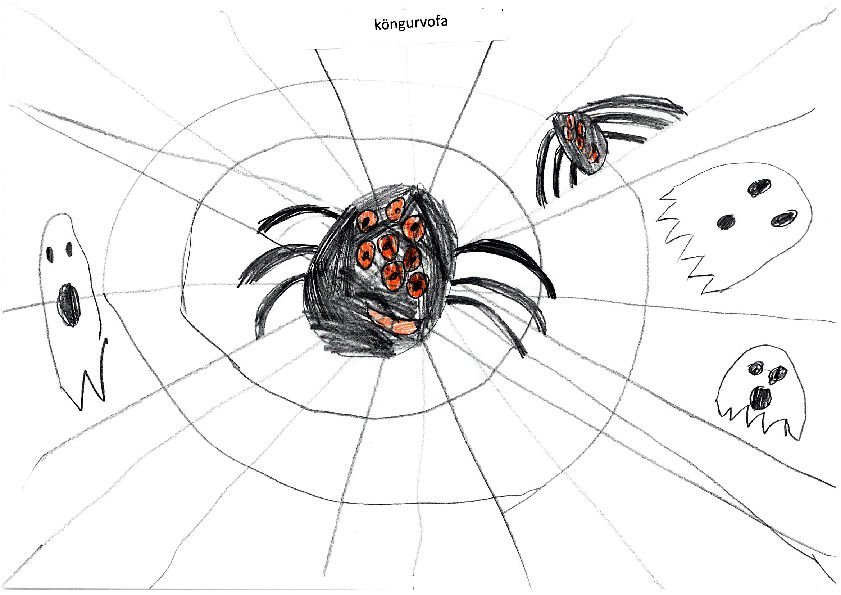 Dagur íslenskrar tungu: 2. bekkur teiknar skrýtin íslensk orð