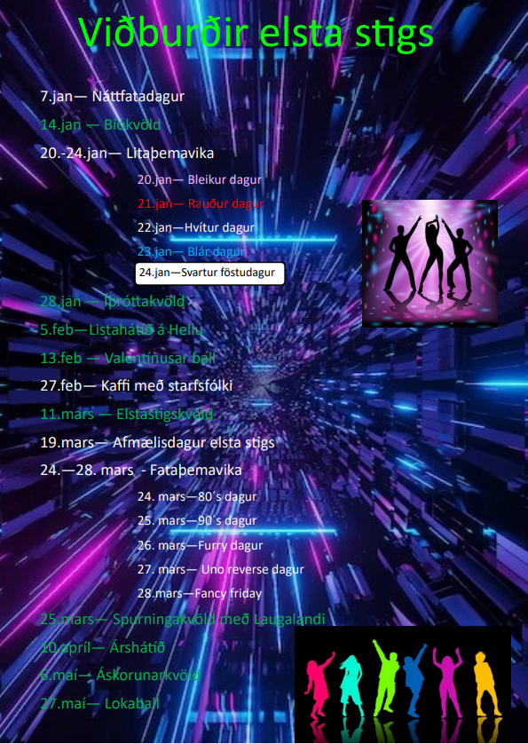 Félagslíf á unglingastigi