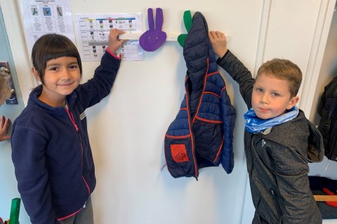 Sniðugir snagar í smíði 1. og 2. bekkjar