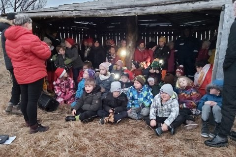 Jólasöngstund yngsta stigs í Rjóðri