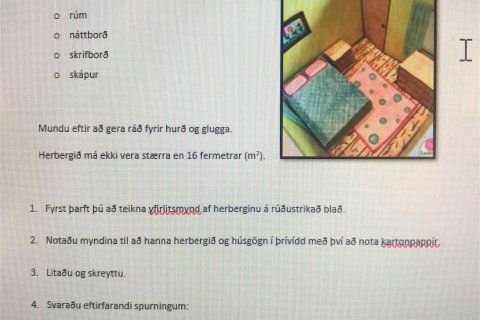 Draumaherbergið mitt : Stærðfræði í 7. og 8. bekk