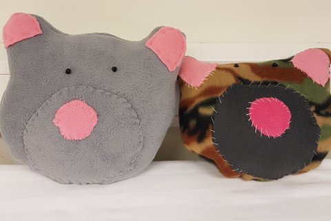 Myndir úr textílmennt 2.b.  til 7.b.