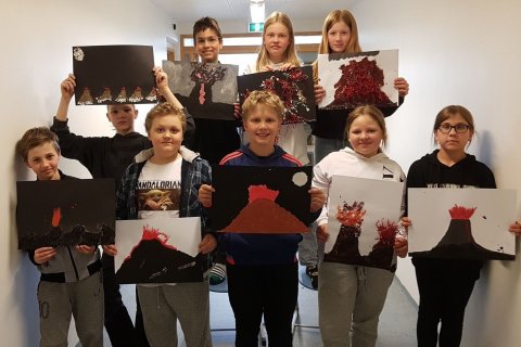 Eldfjöll í 5. til 7.bekk