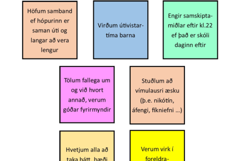 Farsældarsáttmáli í 9. bekk