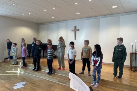 Tónleikar hjá kór yngsta stigs