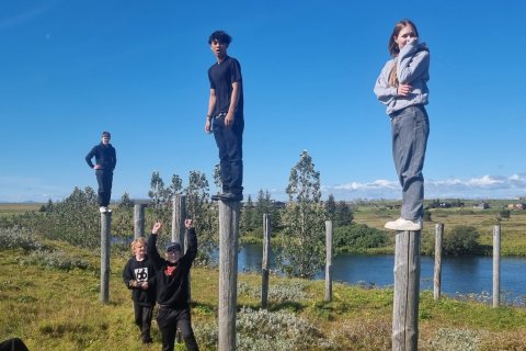 Frábær fyrsti tími í útivistarvali