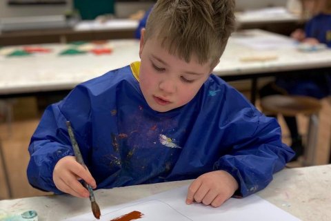 Myndmennt í 4. bekk  og 5. til 7. bekk