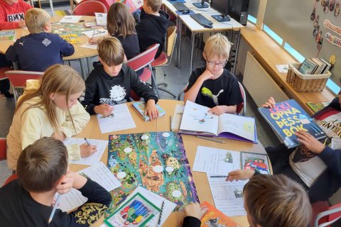 Nýtt! Bókasafnstímar hjá 2., 3. og 4. bekk í vetur