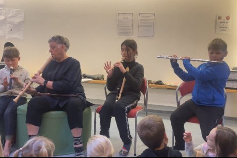 Flautukynning í söngstund