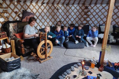 2. bekkur heimsótti Jurtina