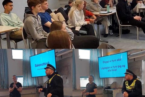 Áhugaverð og fræðandi heimsókn frá lögreglu