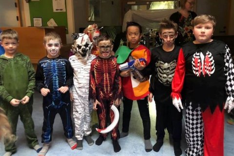 Hrekkjavaka á yngsta stigi