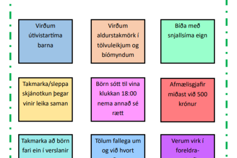 Foreldrar barna fædd 2018 hittust og gerðu með sér farsældarsáttmála