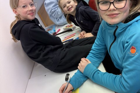 Páskafjör hjá vinabekkjunum 1. og 6. bekk