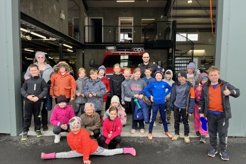 Heimsókn á Slökkvistöðina