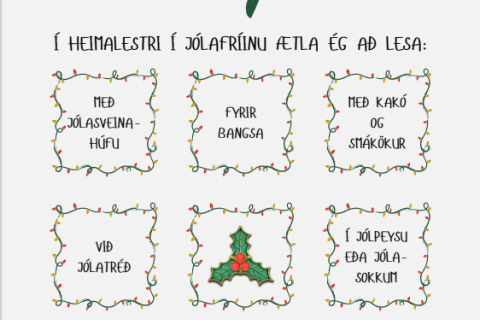 Jólalestrarbingó 2025