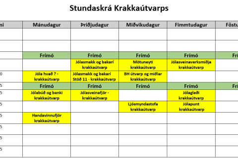 Mikilvægar upplýsingar vegna Bæjarhellu í næstu viku