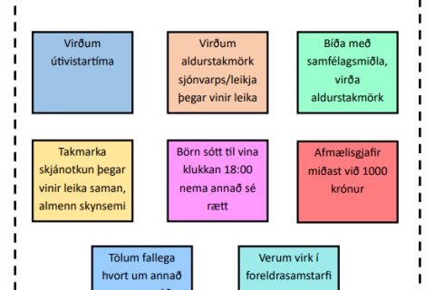 Farsældarsáttmáli í 4. bekk.
