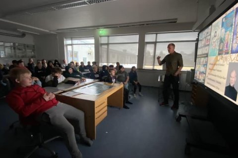 Skemmtileg heimsókn