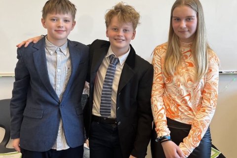 Keppendur stóru upplestrarkeppninnar