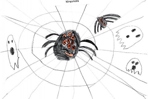 Dagur íslenskrar tungu: 2. bekkur teiknar skrýtin íslensk orð